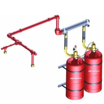 Pipe Network FM200 Fire Suppression System